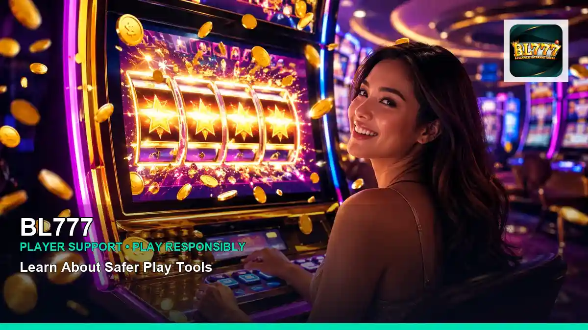 BL777 jackpot slot games featuring an adult Filipina casino host with a celebratory composition — view 2